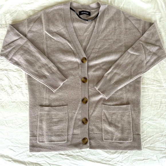Naadam women’s Cashmere Boyfriend Cardigan size XS - Picture 5 of 10